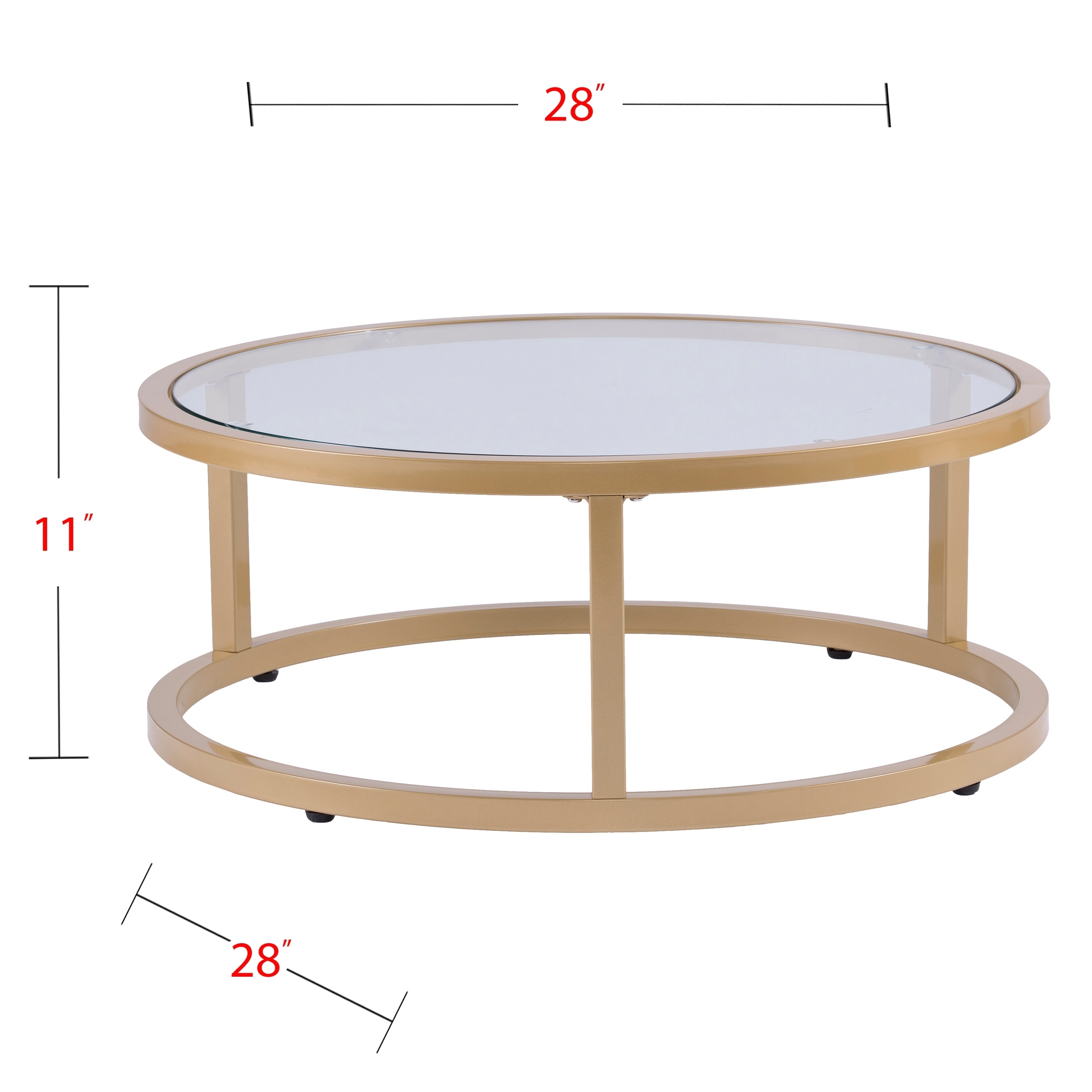 Contemporary Dual Coffee Table - Wooden-It-Be-Nice