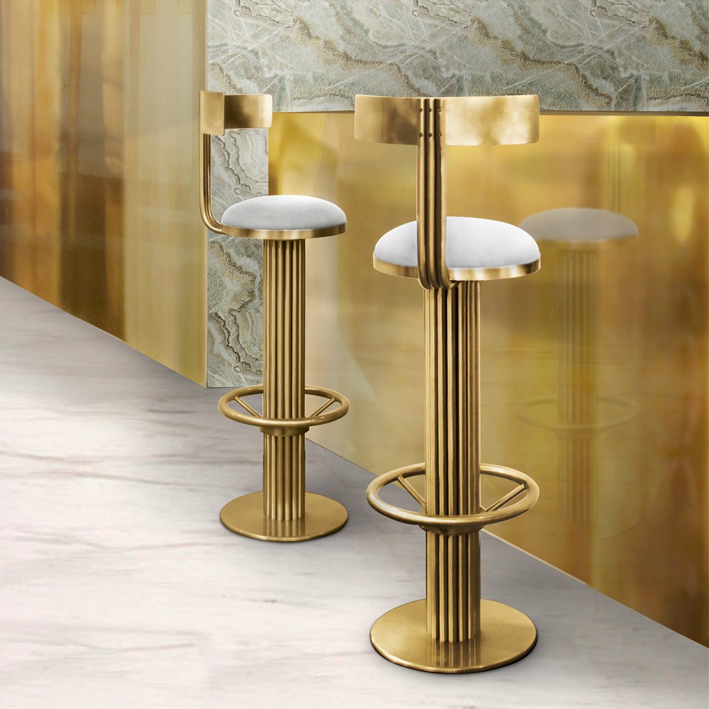 Luxury Mid-Century Bar-Stool - Image 5