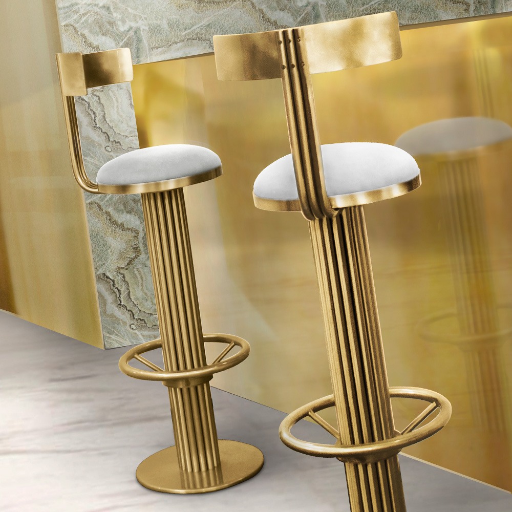 Luxury Mid-Century Bar-Stool - Image 6