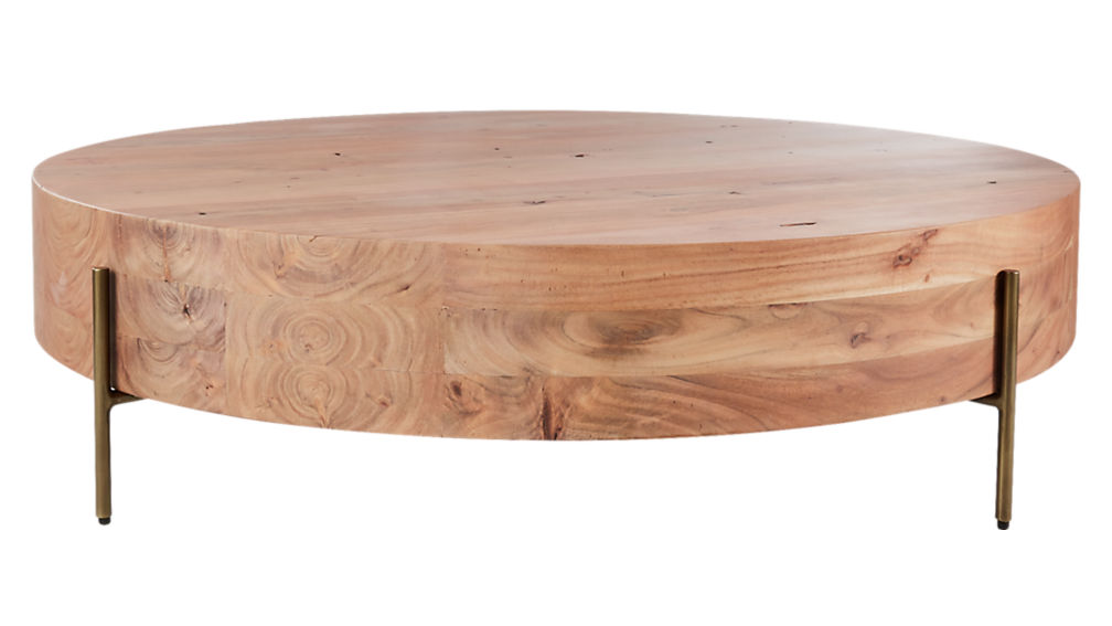 Low Round Wood Coffee Table Wooden It, Low Round Coffee Table