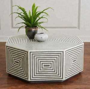 Picture of Hexagon Coffee Table - Wooden-It-Be-Nice