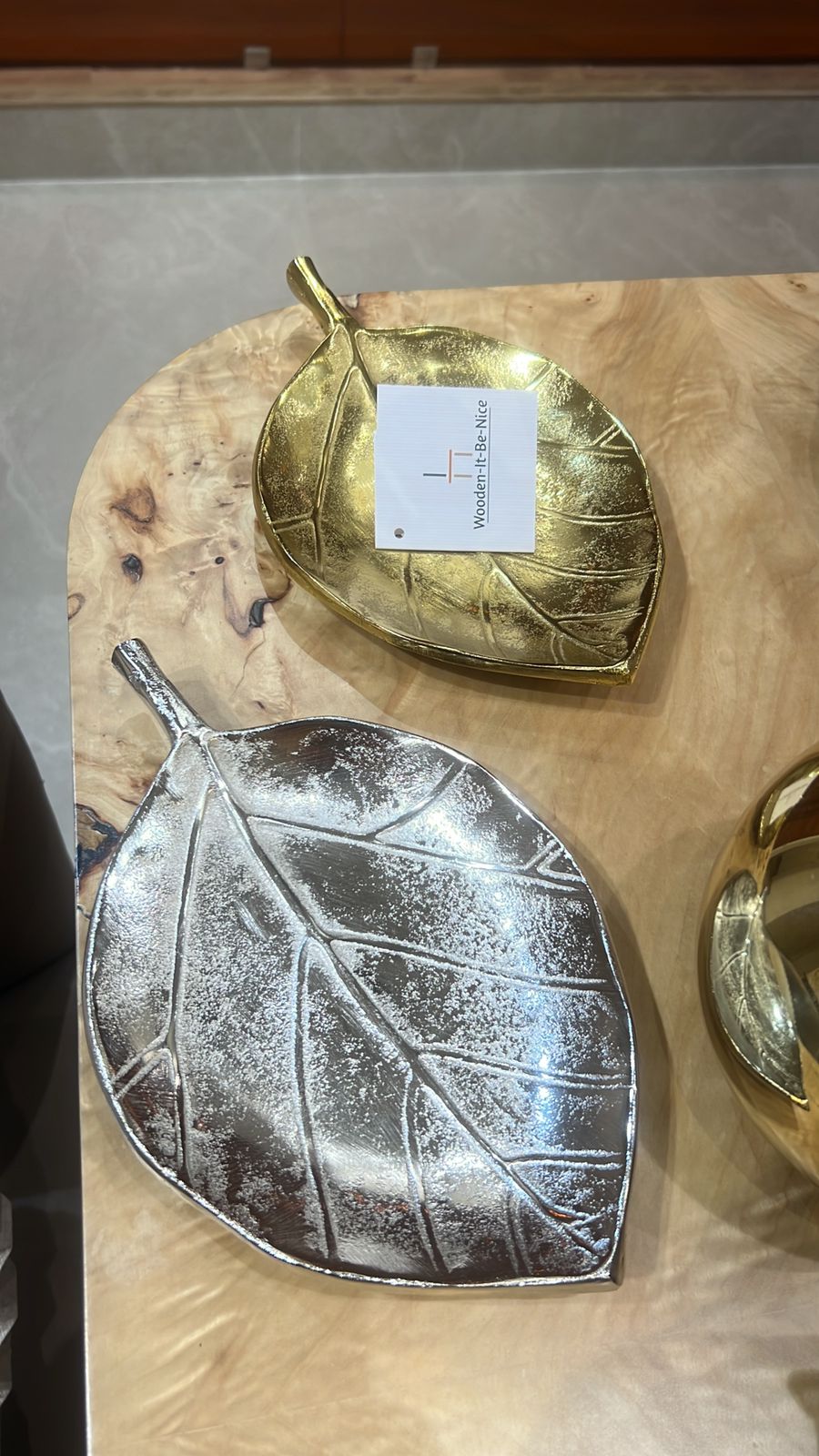 Bodhi Leaf Decorative Catchall Tray