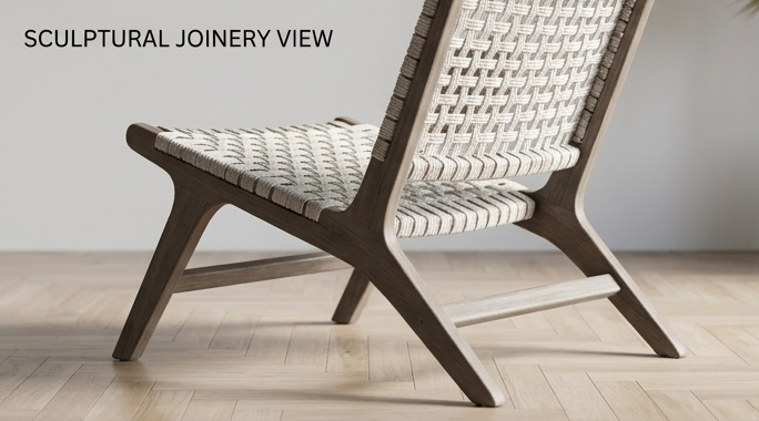 Arcata Woven Lounge Chair - Image 3