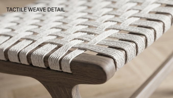 Arcata Woven Lounge Chair - Image 4